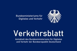 Verkehrsblatt des Bundesministeriums für Digitales und Verkehr