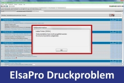 ElsaPro Druckproblem